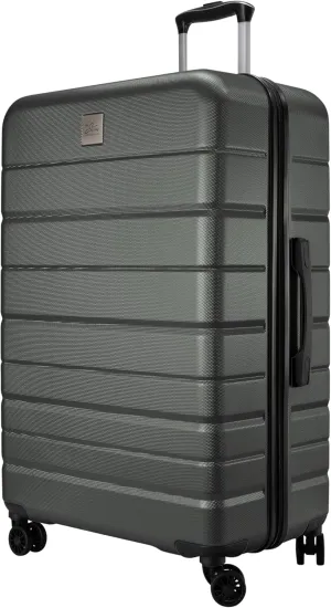 Skyway Epic 2.0 Hardside Lightweight and Durable ABS Shell Luggage, Spacious with Dual Spinning Wheels, Comfort Grip, Men and Women, Thyme, Large Check-In 28-Inch