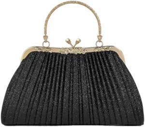 Sparkly Purse for Women Exquisite Luxury Evening Bags and Clutches Small Purse with Handle Wedding Clutch 3 Colors