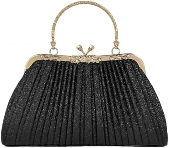 Sparkly Purse for Women Exquisite Luxury Evening Bags and Clutches Small Purse with Handle Wedding Clutch 3 Colors