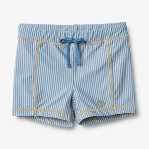 Swim Shorts Ulrik - blue swim stripe