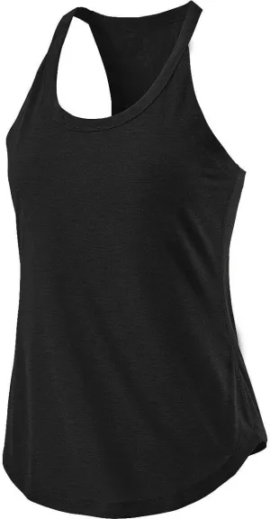 Tank Top for Women Racerback Loose Athletic Cami Tops Sleeveless Curved Hem Casual Running Baseball Workout Vest