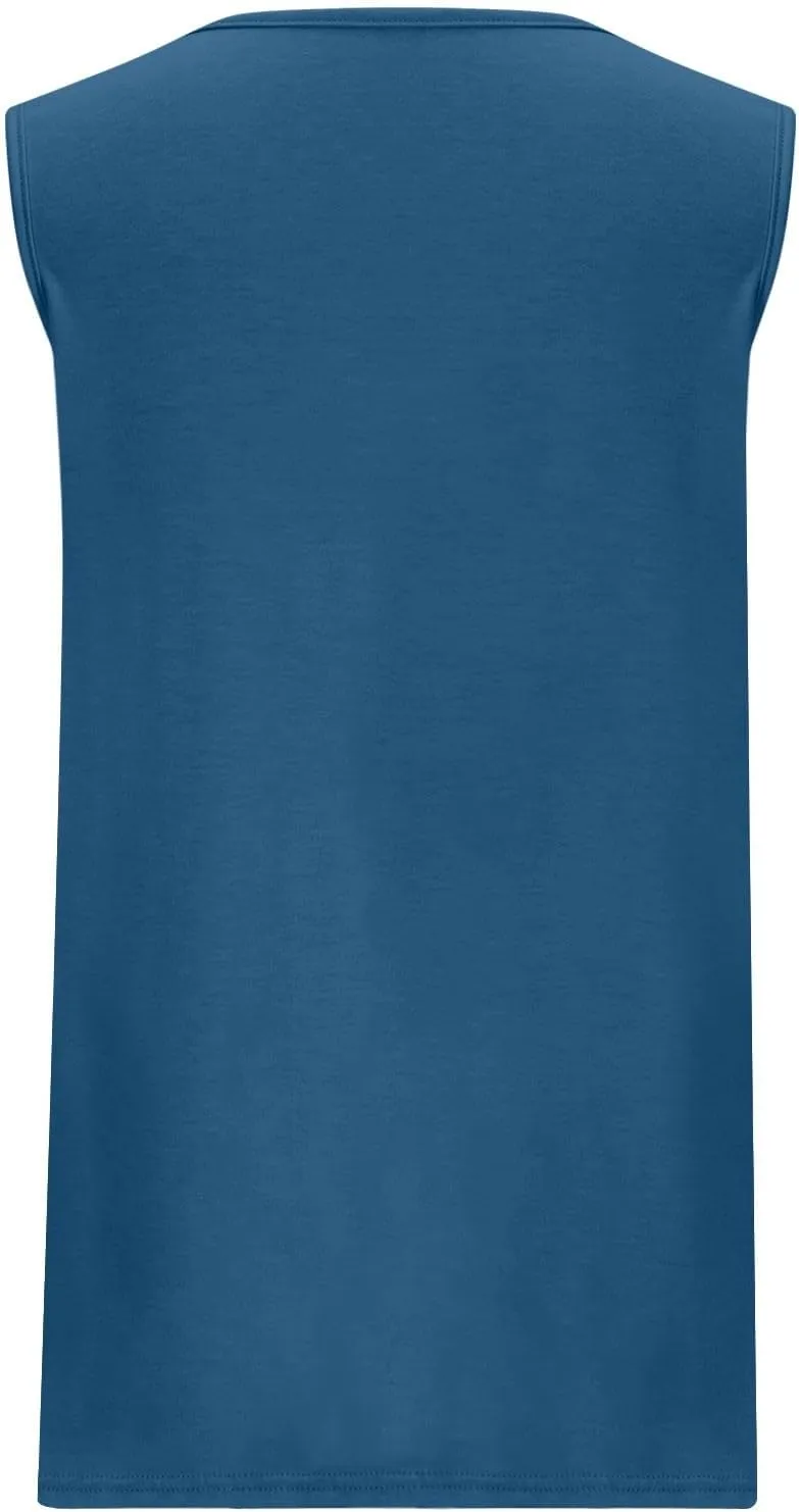 Tank Top for Women Trendy V Neck Camisole Top Loose Fit Sleeveless Blouse 2025 Summer Vacation Outfits Plain Shirts