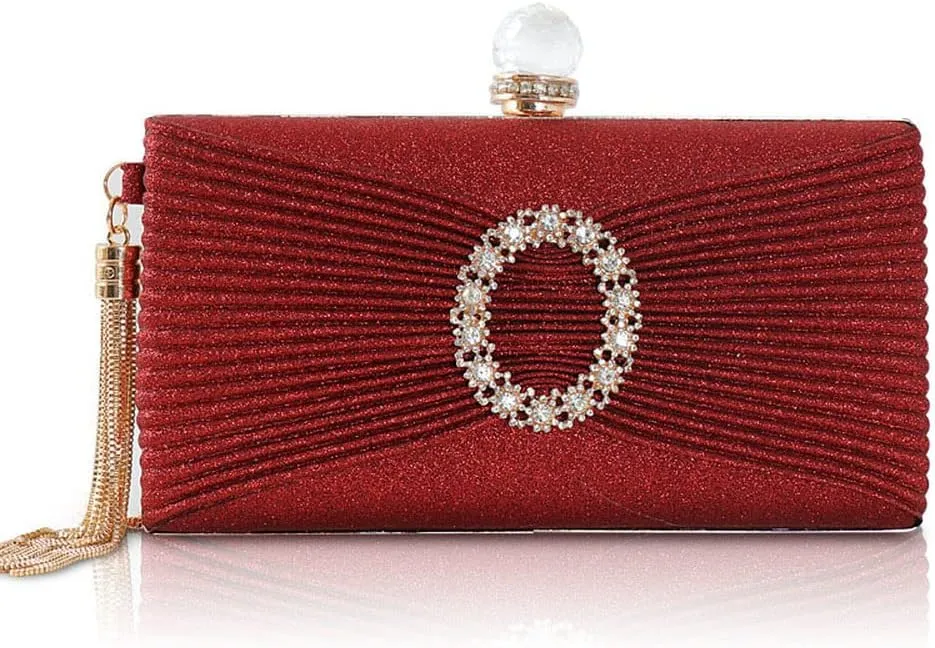 Tote Bag for Women, Clutch Bag Women Hand Bag Lady Shoulder Bag Evening Bags Clutches Purse Party Tassel Bag