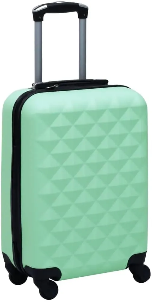 Travel Companion Hardcase Trolley for Stress-Free Journeys, Lightweight and Durable Mint ABS, Business or Holiday Trips