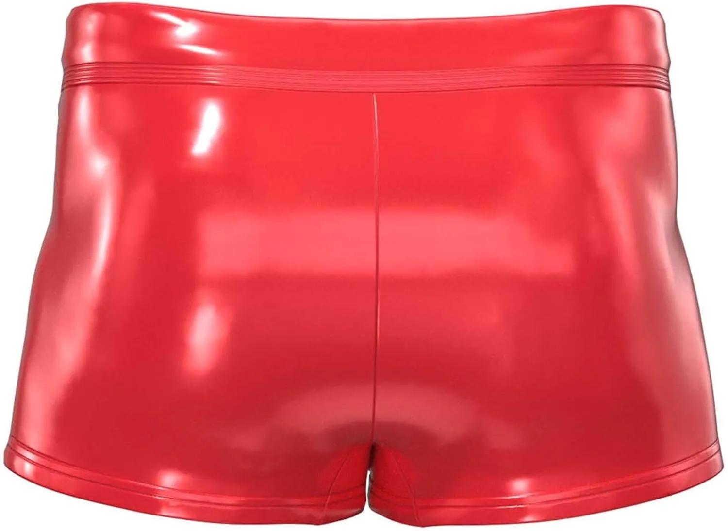 Underpants for Men Plain Boxer Briefs Bright Leather Big and Tall Underwear for Men Boxer Shorts Men S-5XL