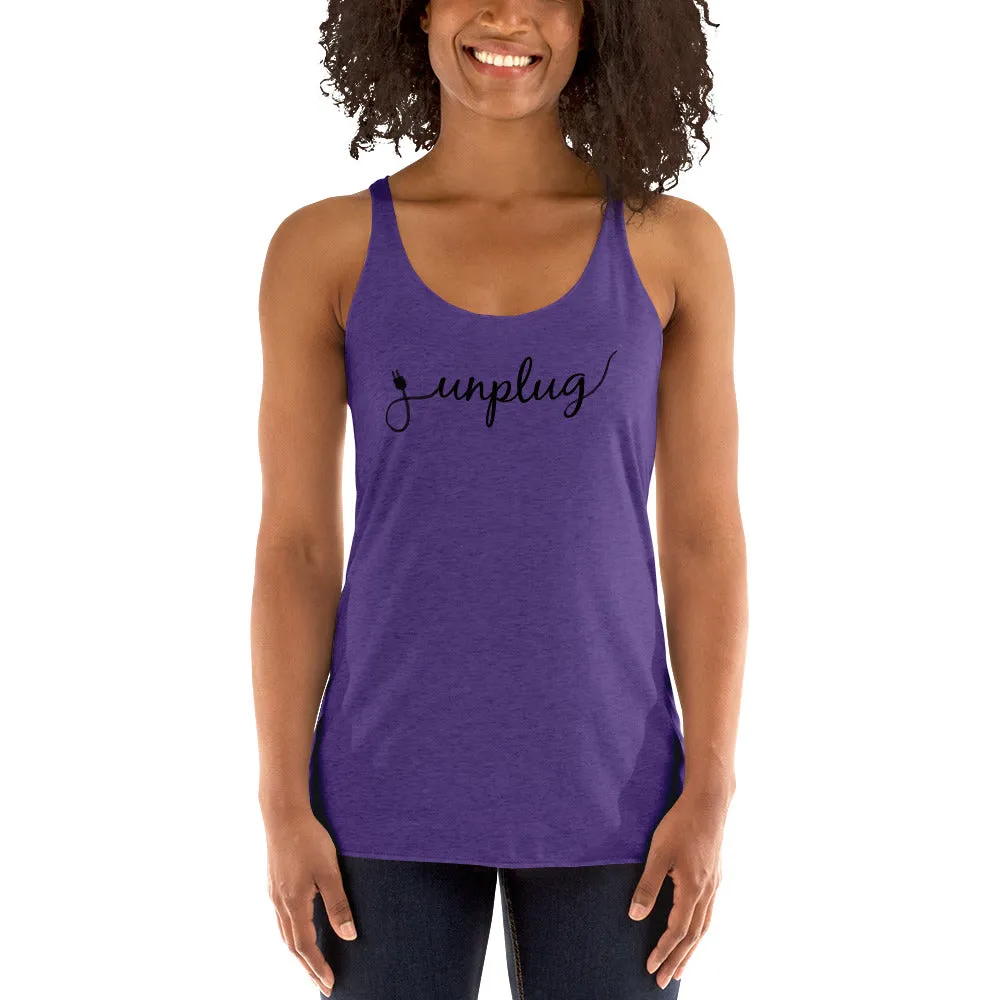 Unplug tank top for women - Gentle Reminders