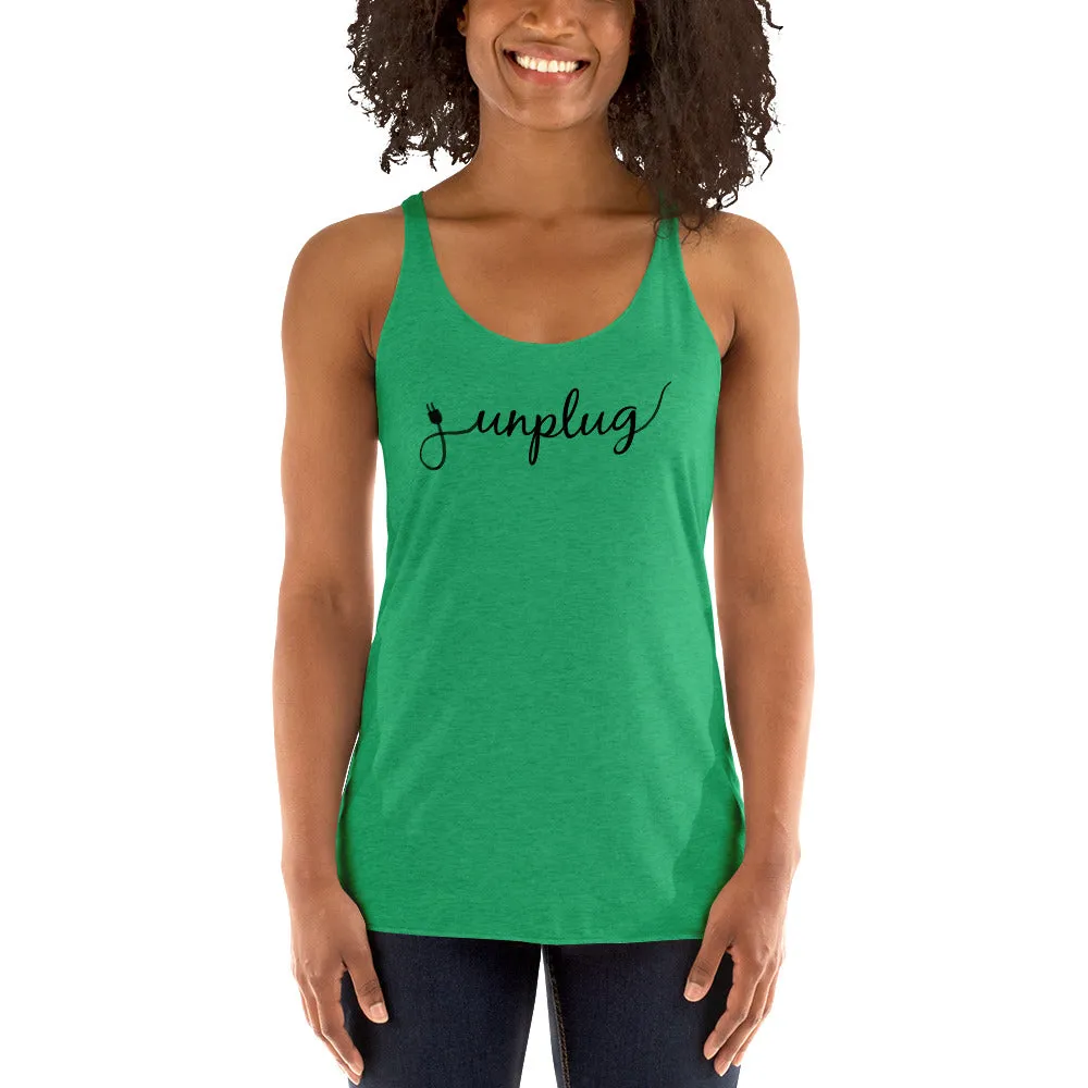 Unplug tank top for women - Gentle Reminders