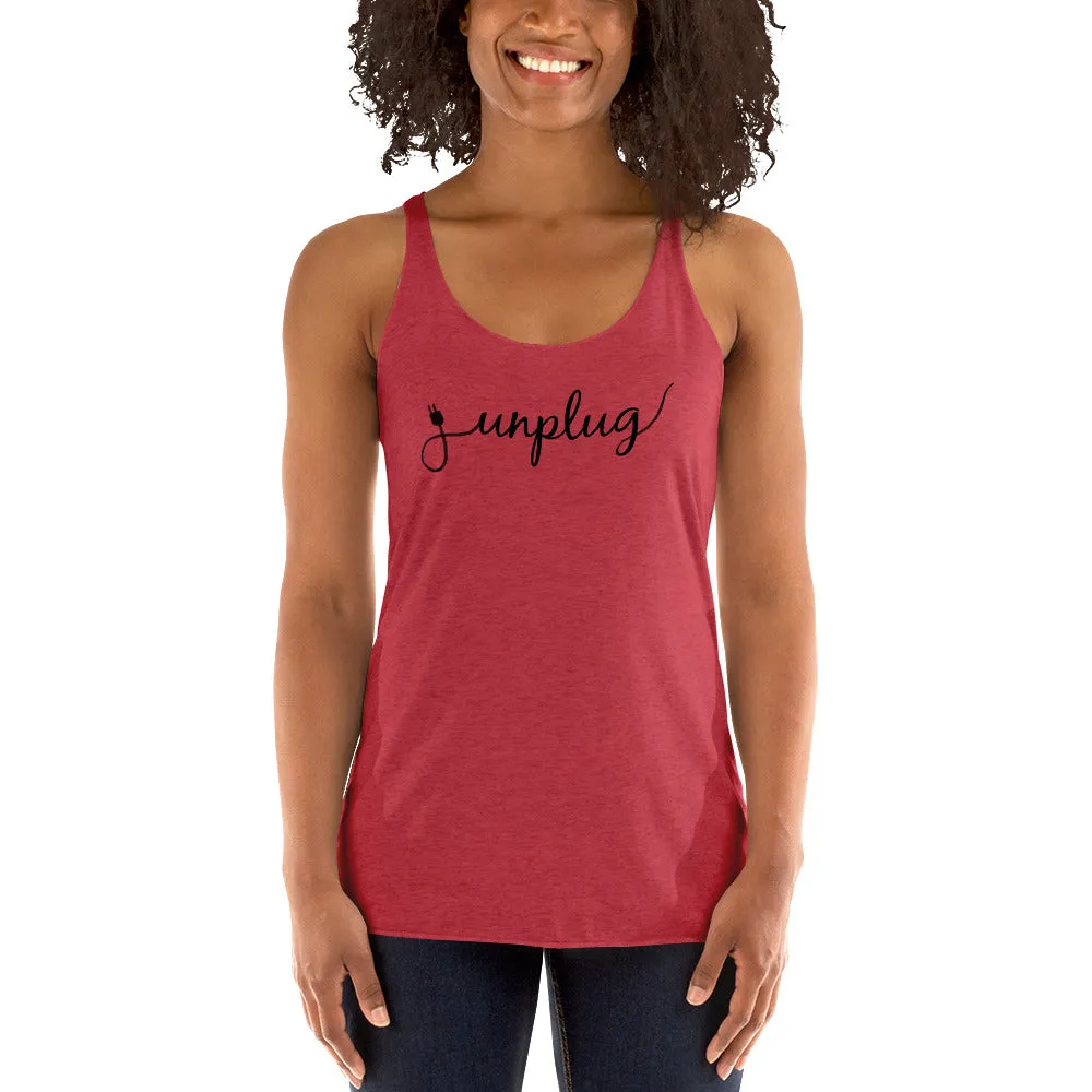Unplug tank top for women - Gentle Reminders