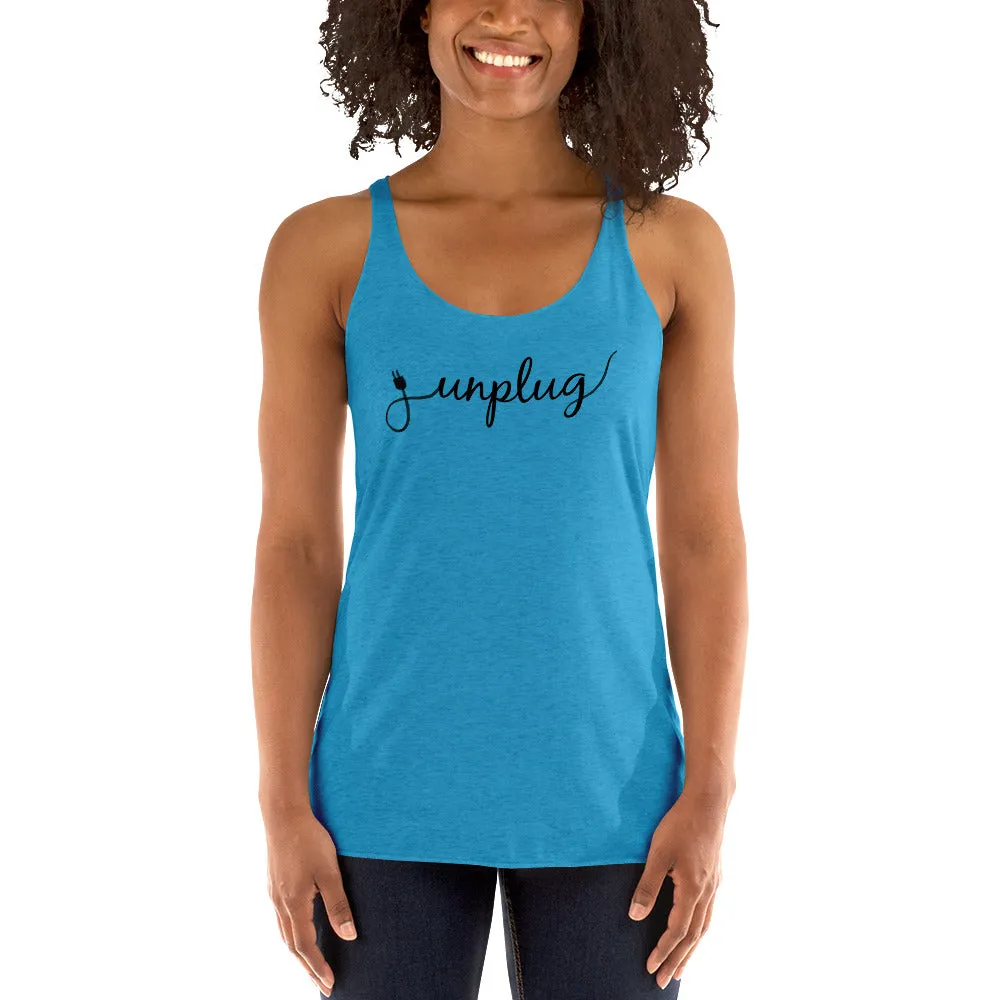 Unplug tank top for women - Gentle Reminders