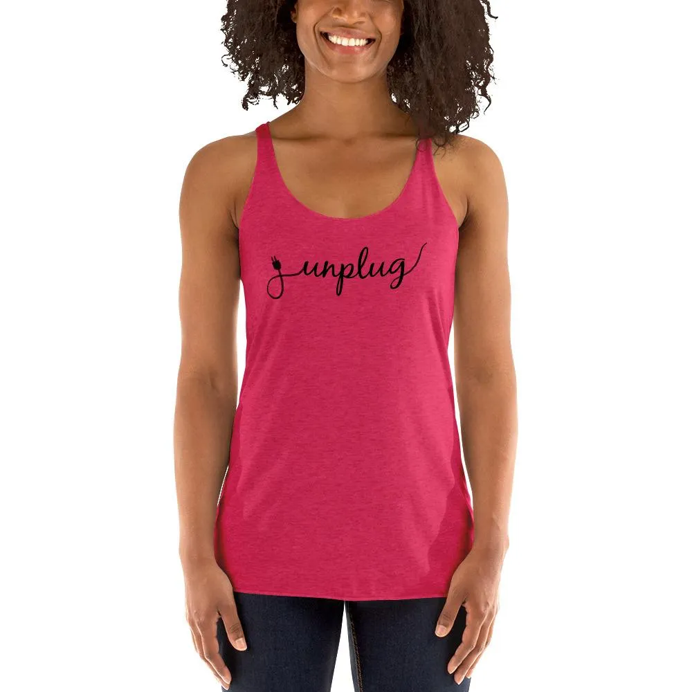 Unplug tank top for women - Gentle Reminders
