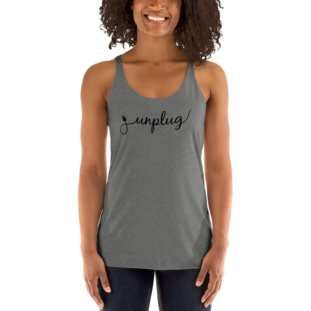 Unplug tank top for women - Gentle Reminders