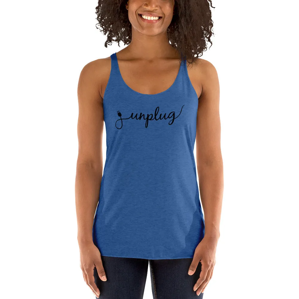 Unplug tank top for women - Gentle Reminders