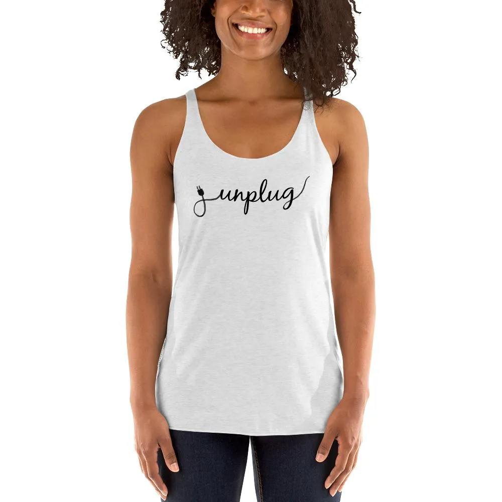 Unplug tank top for women - Gentle Reminders