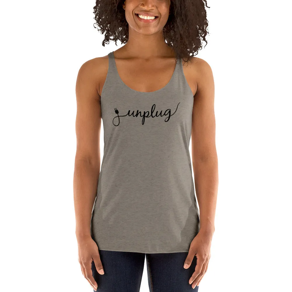 Unplug tank top for women - Gentle Reminders