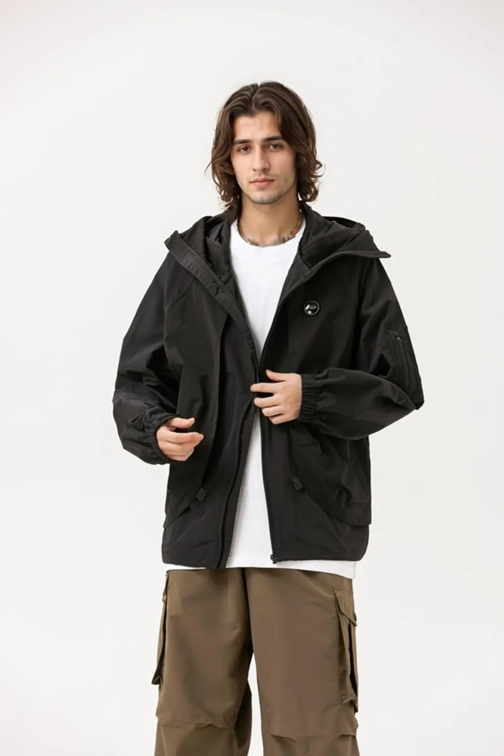 UPF50  Waterproof Windproof Sun Hoodie - Unisex Outdoor Jacket with Perfect for Hiking, Cycling & Urban