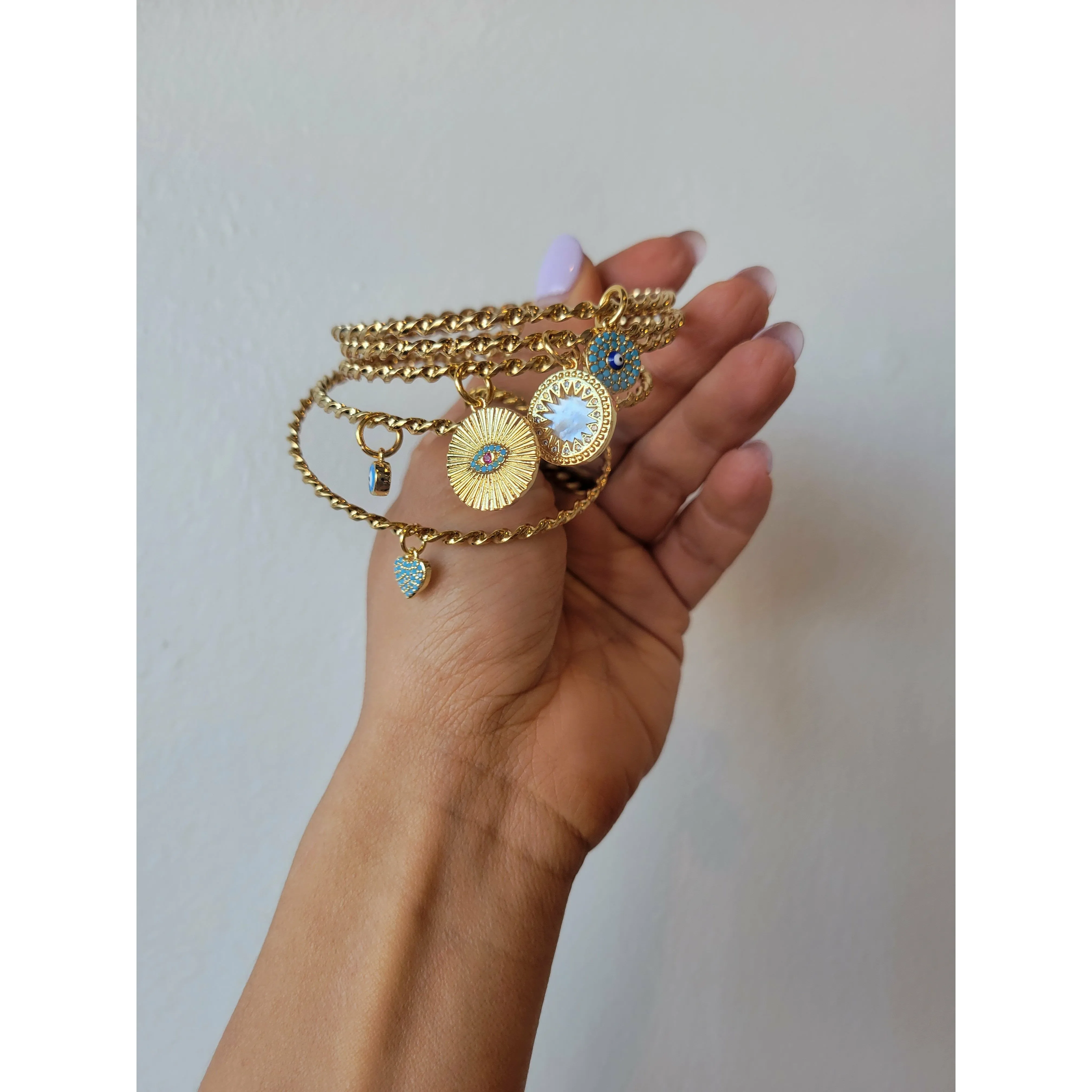 Vintage twist santorini bangle