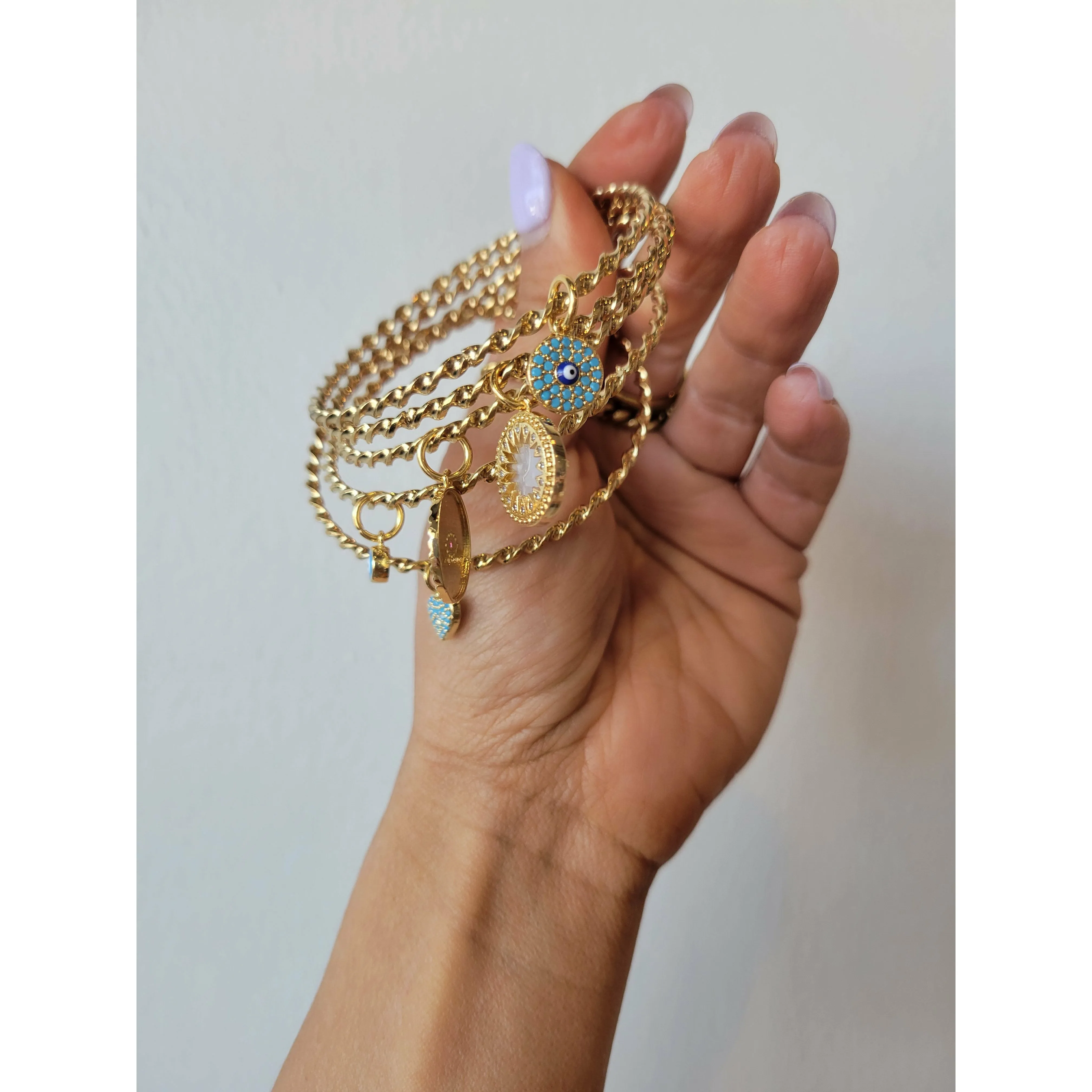 Vintage twist santorini bangle