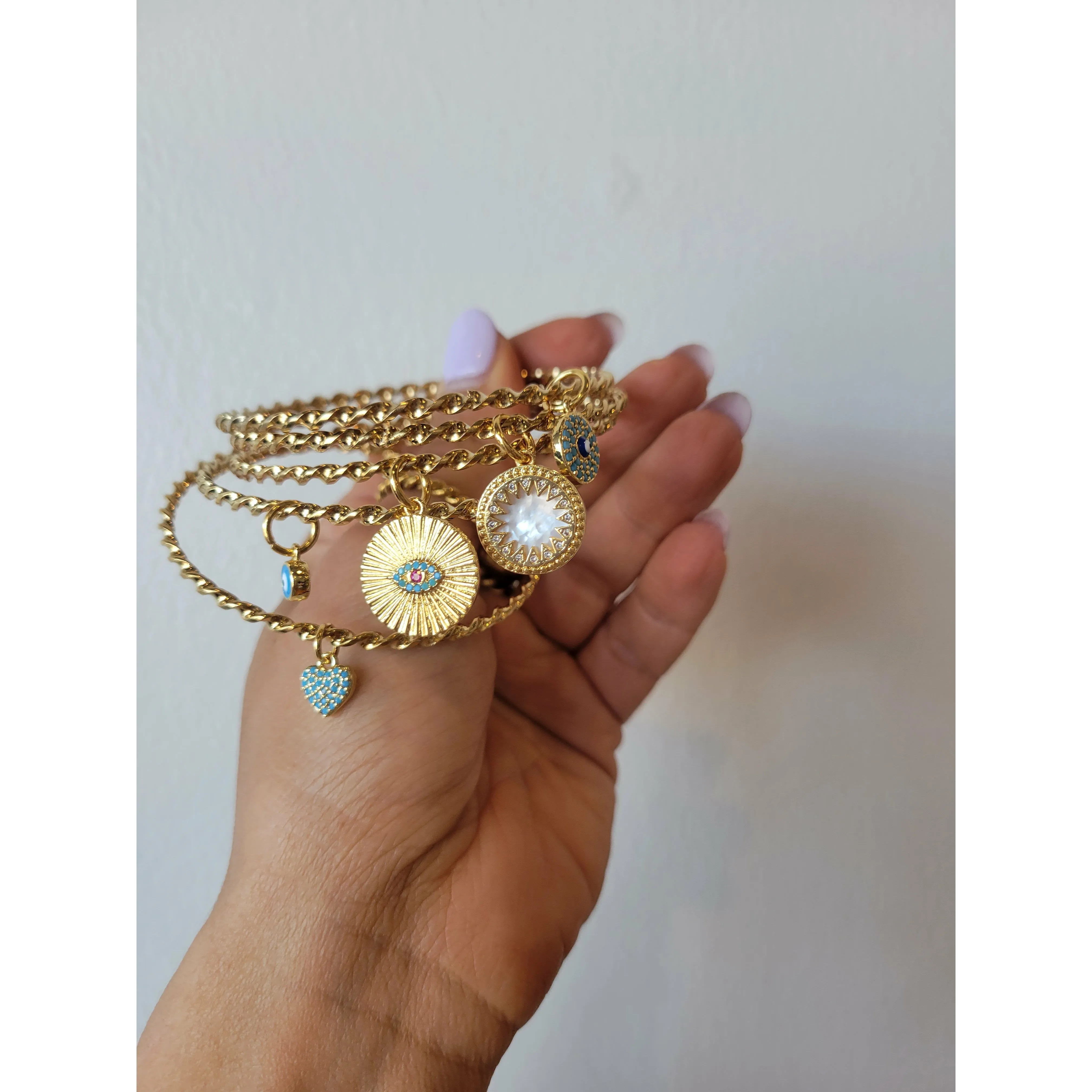 Vintage twist santorini bangle