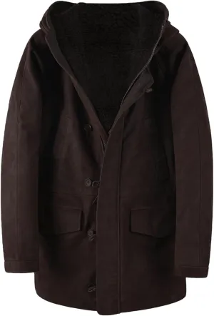 Windbreaker Jackets for Men Classic Slim Zipper Cardigan Solid Color Hooded Casual Winter Pea Coat Business Overcoat