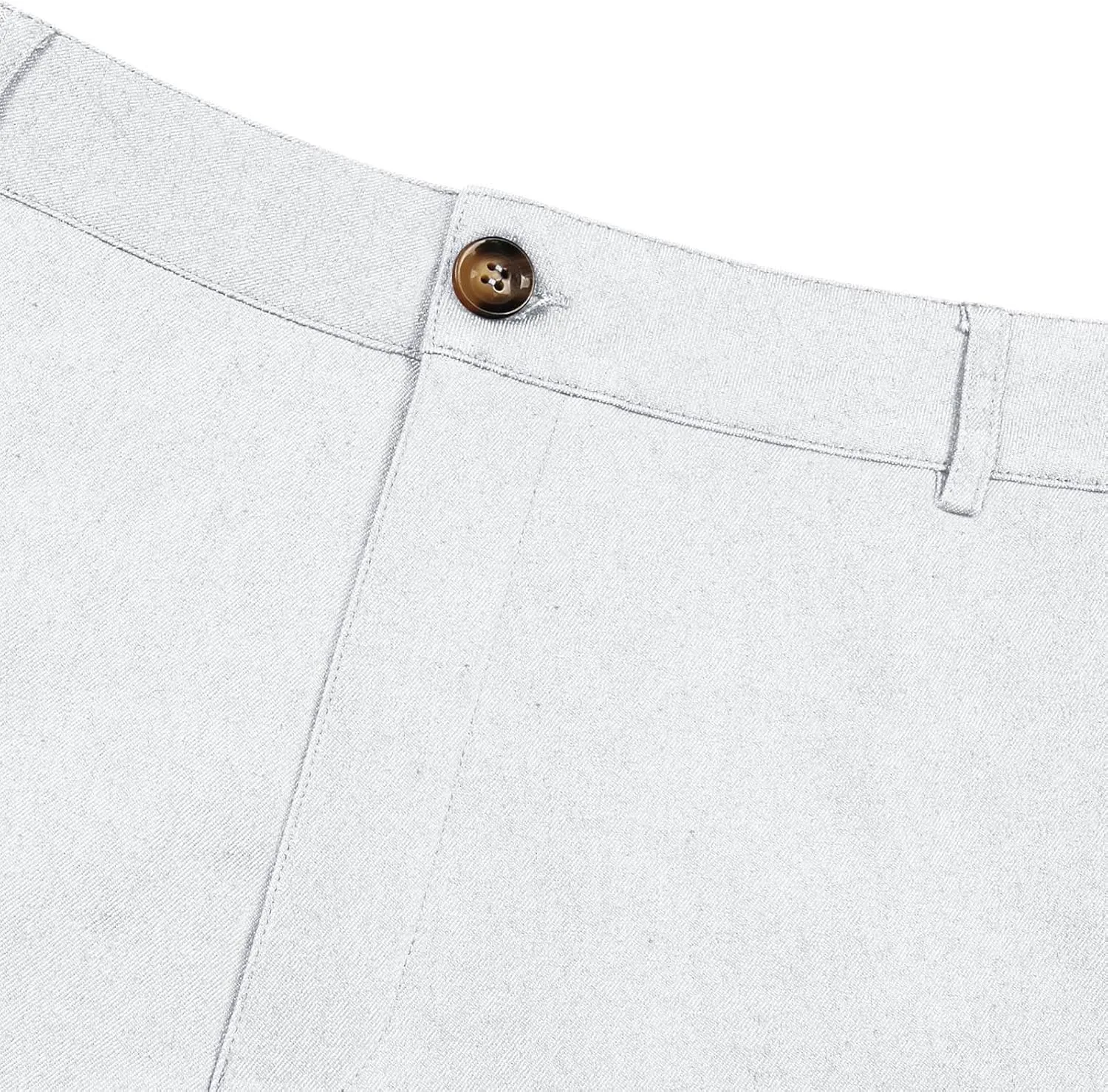 wodceeke Business Skinny Pants for Men Zipper High Waist Solid Color Pants Casual Stretchy Tapered Suit Trousers with Pocket