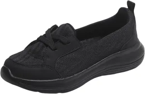 Women Comfy Orthopedic Walking Shoes, 2025 New Women's Breathable Slip On Arch Support Non-Slip Sneakers on Shoes Comfort Wide Width Fit Slip-Ins Boat Casual Soft Sole Low Top Loafers Flats