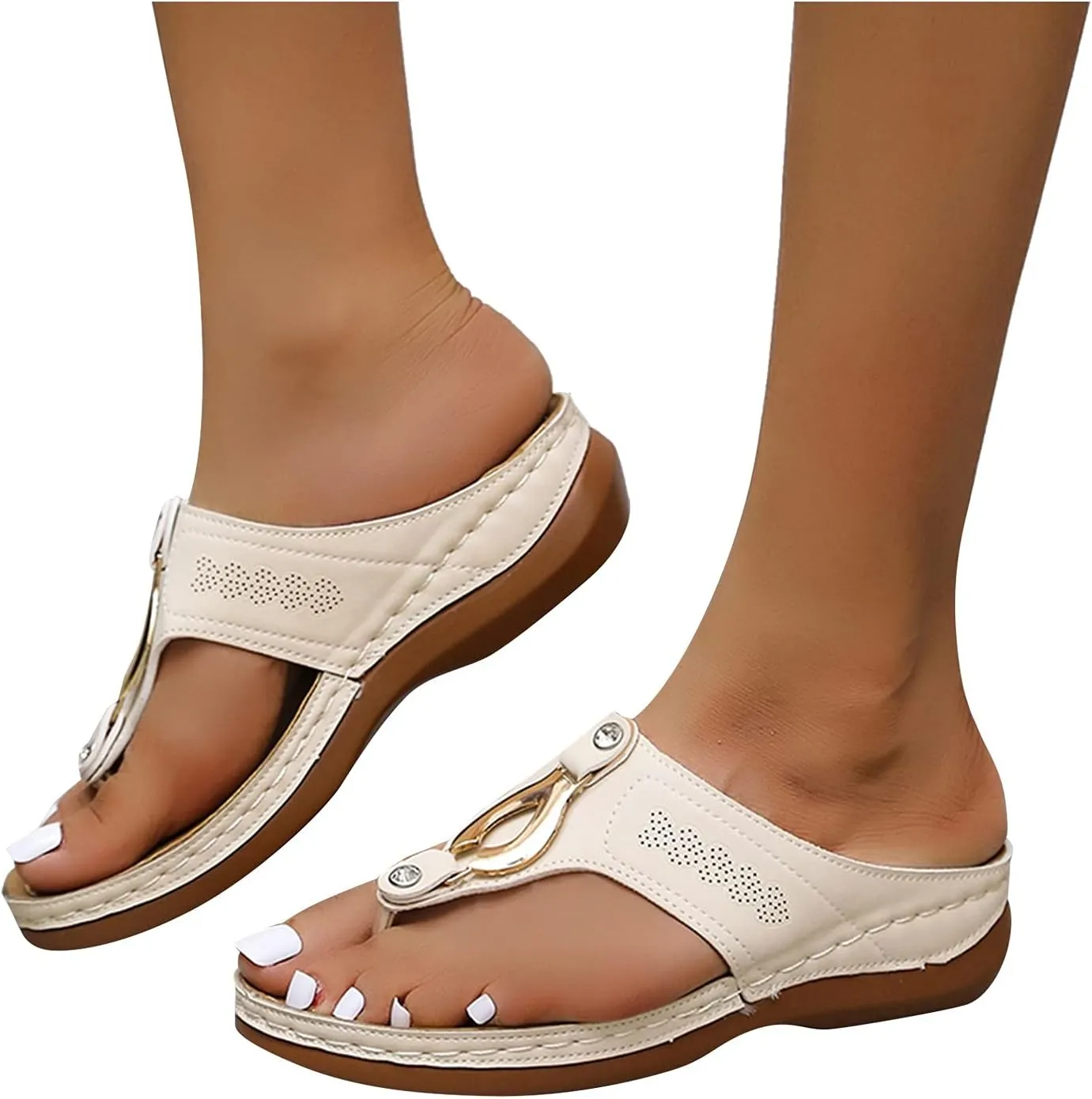 Women Sandals Sandals Thick Soled Shoes Breathable Women's Leisure Casual Outdoor Fashion Women's Sandals