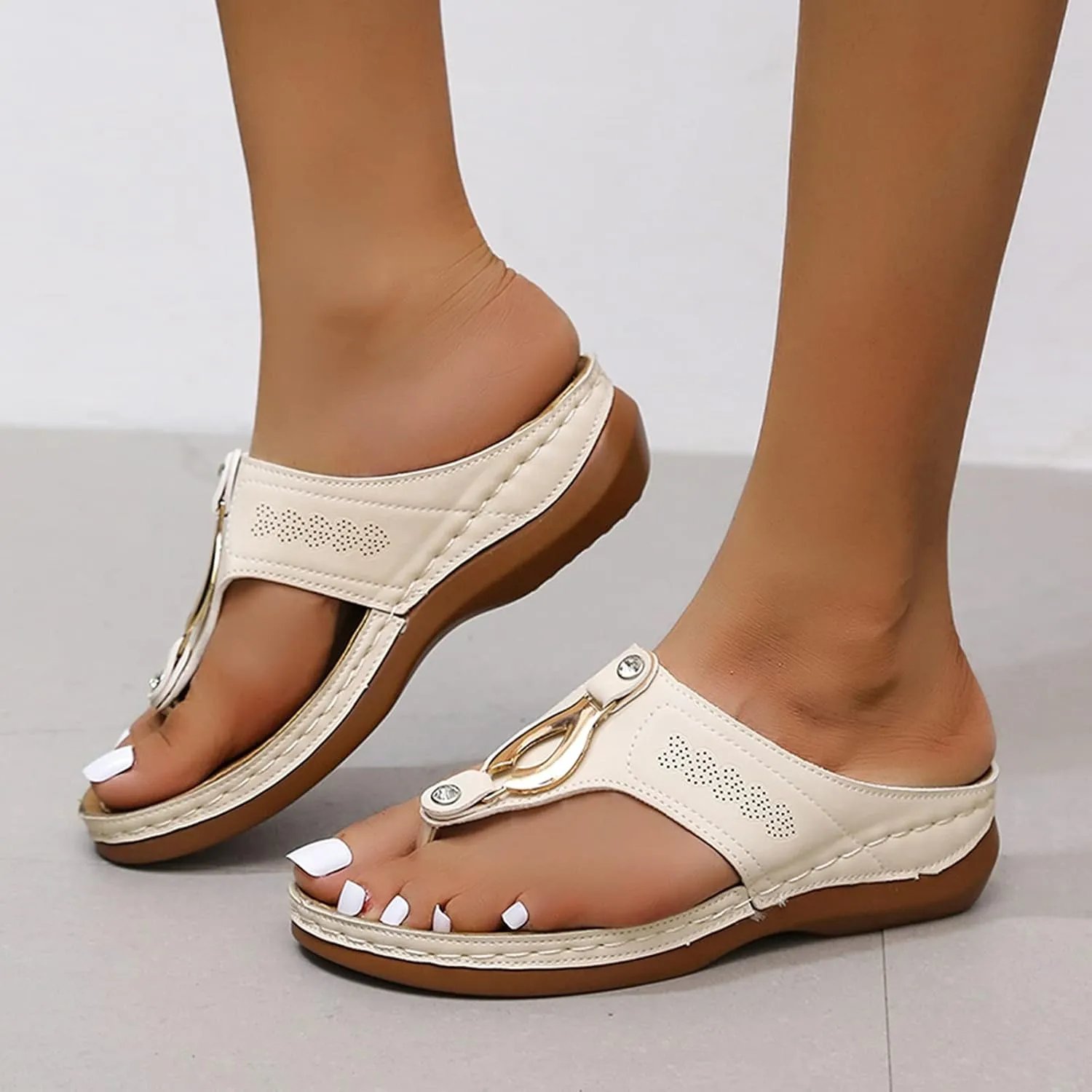 Women Sandals Sandals Thick Soled Shoes Breathable Women's Leisure Casual Outdoor Fashion Women's Sandals