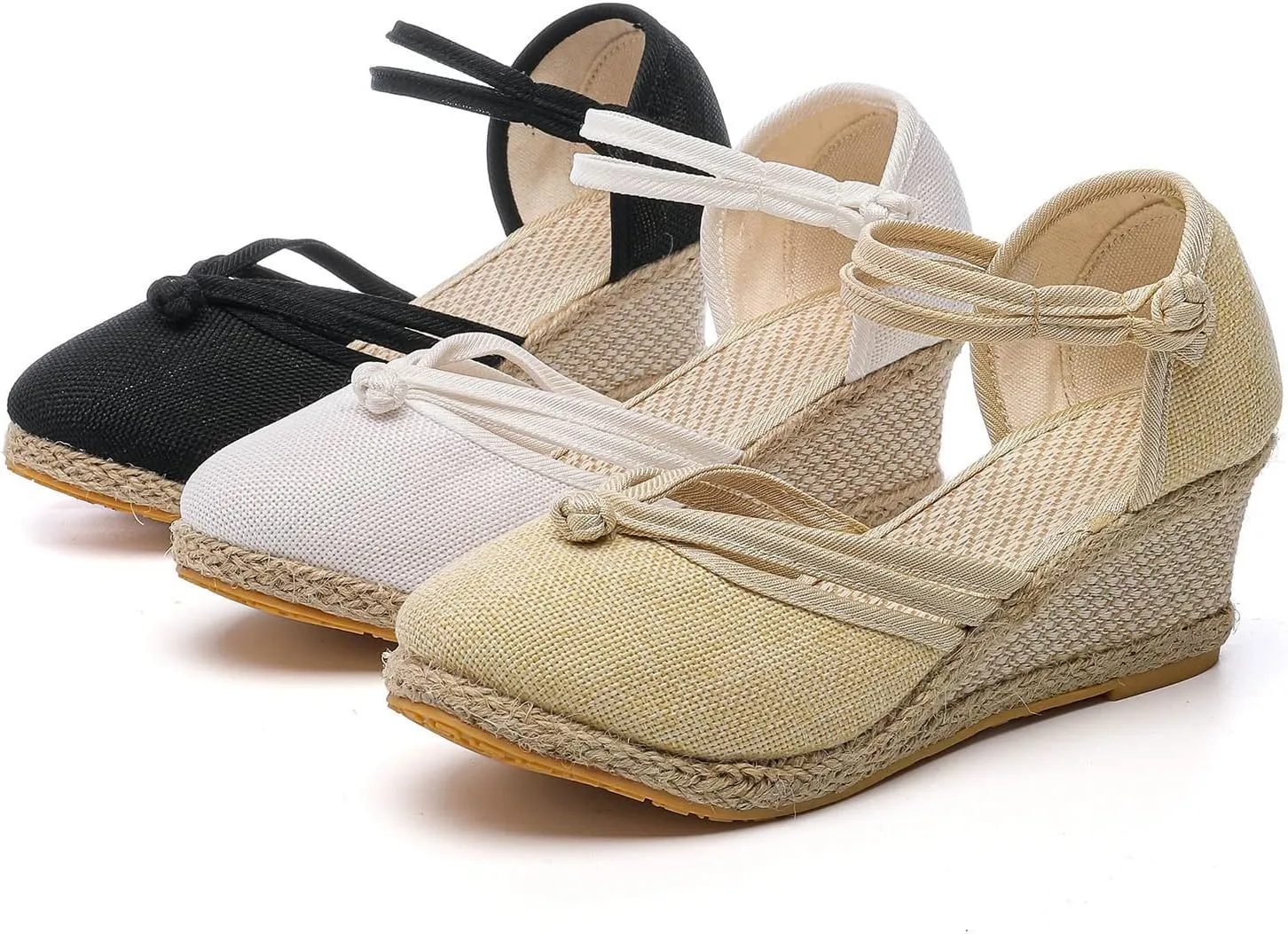Women Shoes Sandals Platform Wedge Fashion Versatile Braided Breathable Wedge Sandals for Women Shoes