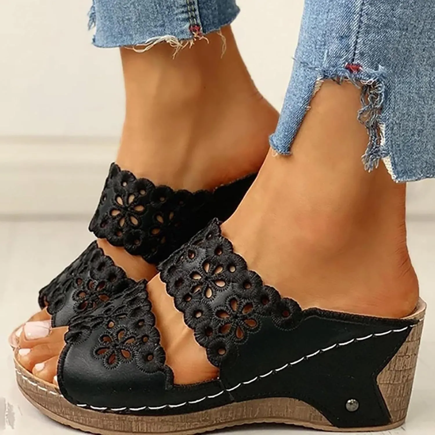 Women Wedge Sandals Dressy Wedge Sandals for Women Soft Summer Shoes for Womens 2025 Womens Sandal Comfortable