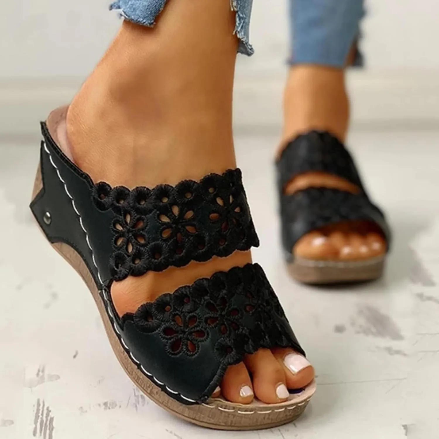 Women Wedge Sandals Dressy Wedge Sandals for Women Soft Summer Shoes for Womens 2025 Womens Sandal Comfortable