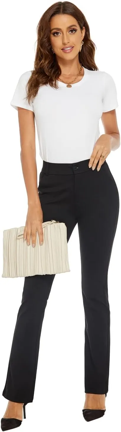 Women's Ease into Comfort Barely Bootcut Stretch Dress Pants