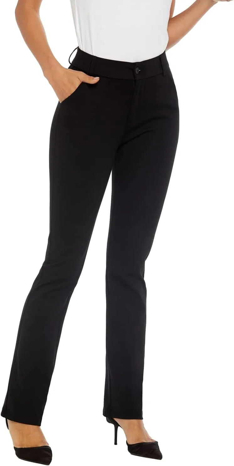 Women's Ease into Comfort Barely Bootcut Stretch Dress Pants