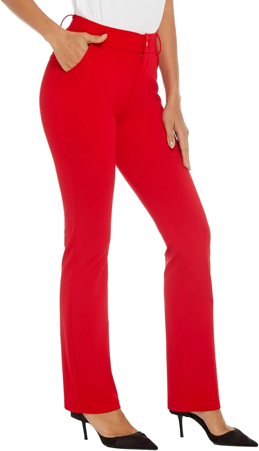 Women's Ease into Comfort Barely Bootcut Stretch Dress Pants
