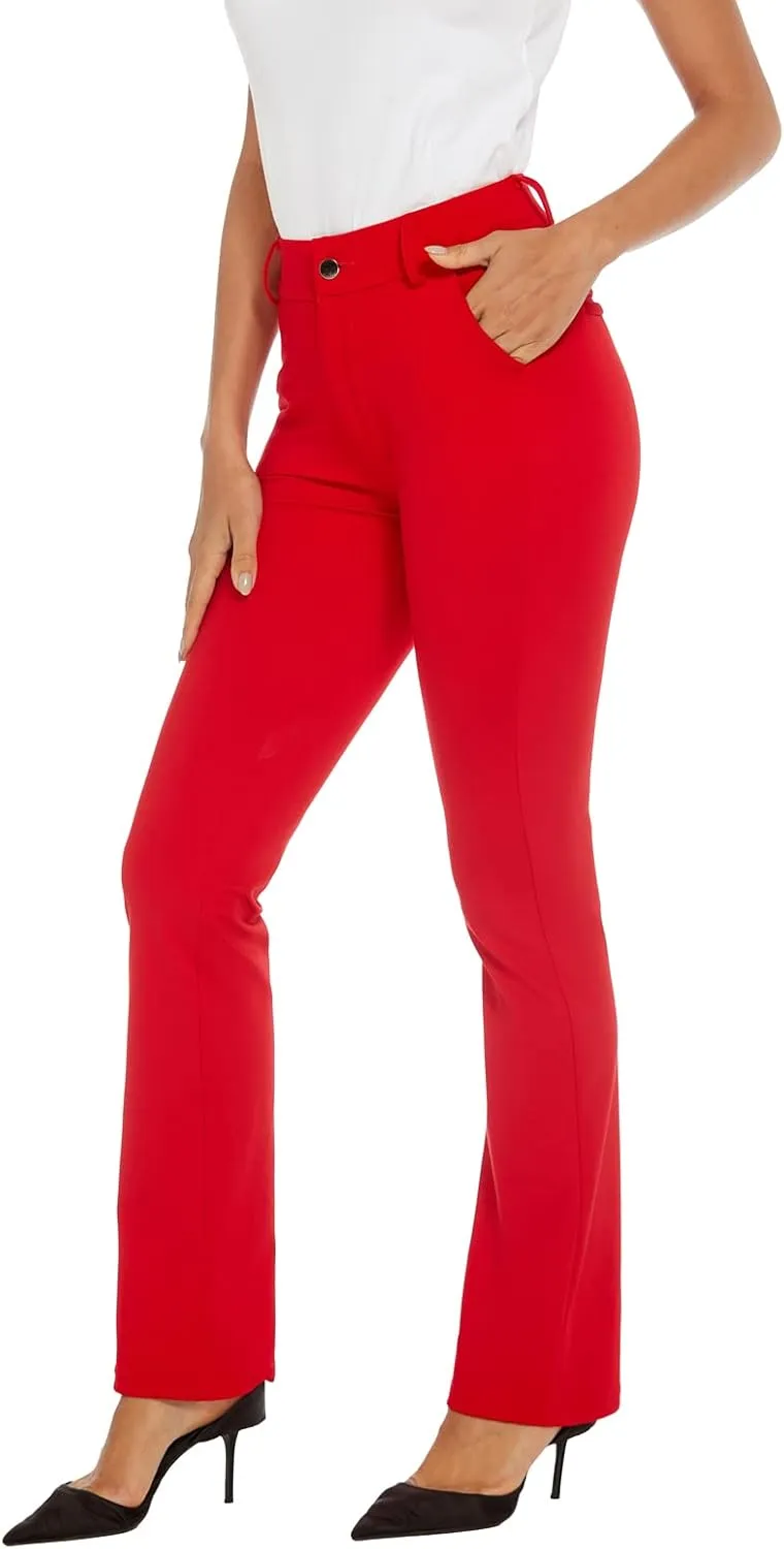 Women's Ease into Comfort Barely Bootcut Stretch Dress Pants