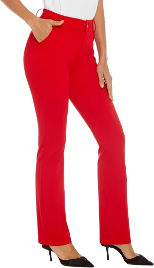Women's Ease into Comfort Barely Bootcut Stretch Dress Pants