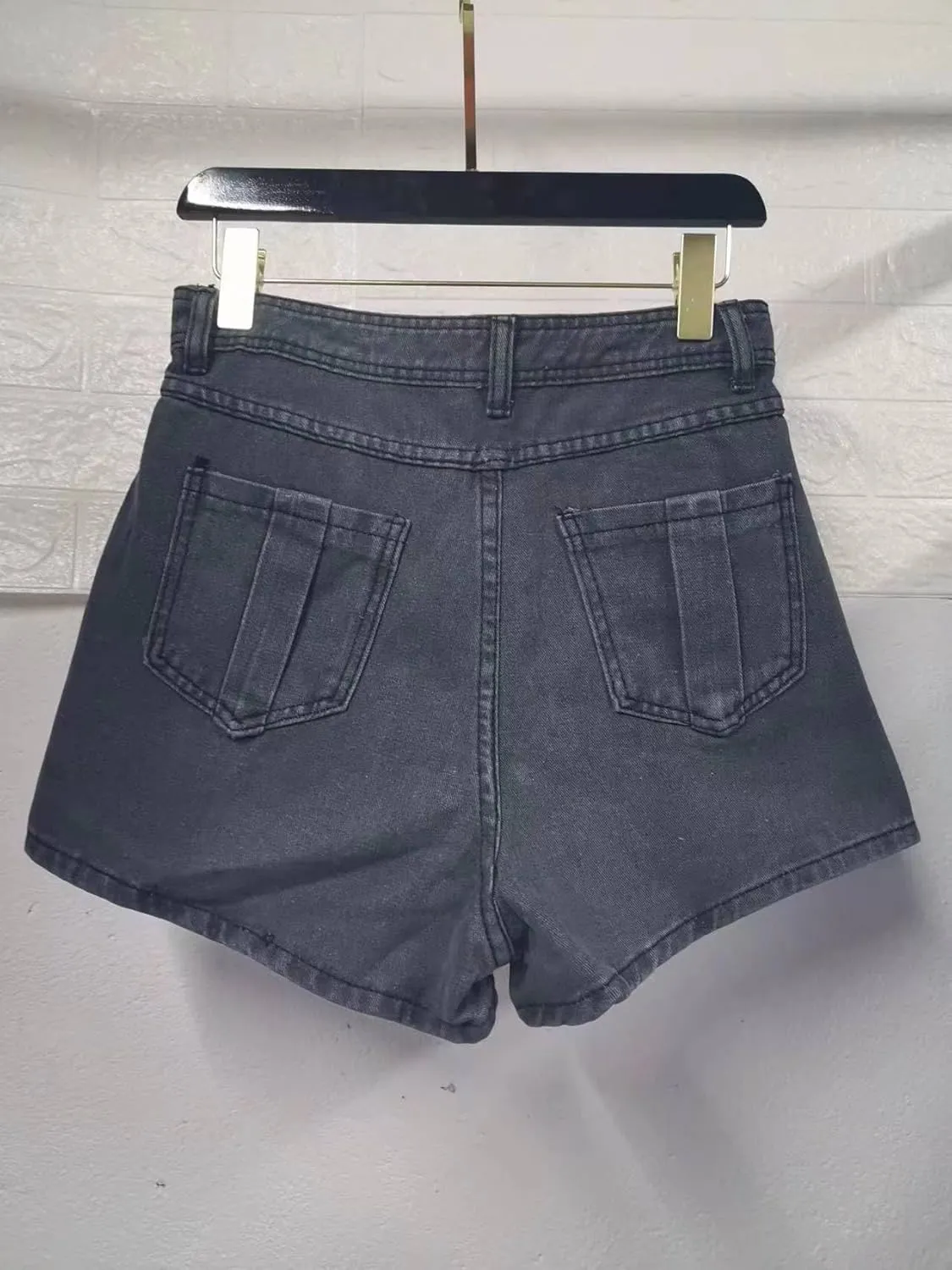Women's High Waisted Denim Shorts, A-Line Wide Leg Pants, Slim Fit Skirt Shorts