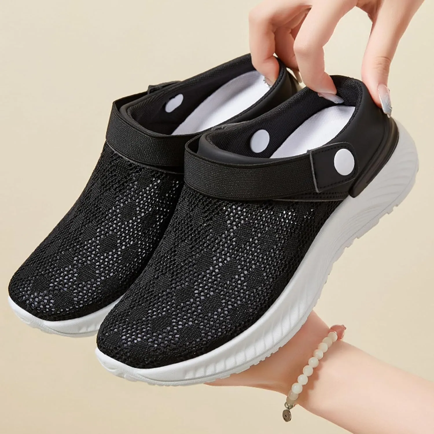 Womens Orthopedic Clogs Sports Clogs Slip On Walking Sneakers Closed Toe Wide Width Sandals Dressy Summer Mules Lightweight Comfy Outdoor Sandals 2025