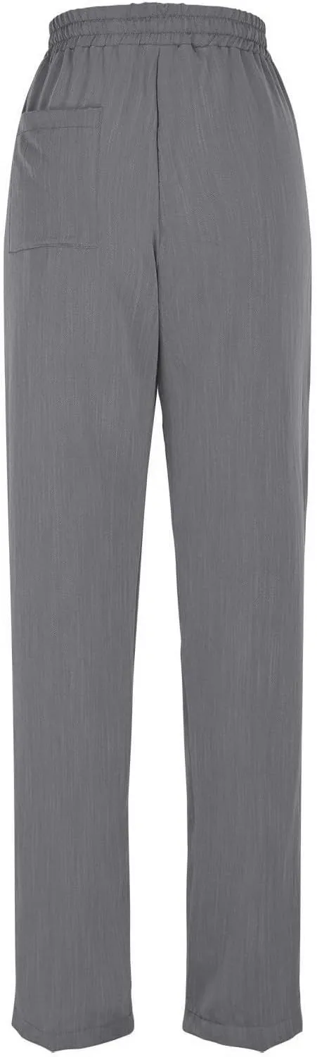 Women's Pants, Peasant Pants Linen Straight Leg Casual Drawstring Trendy Comfortable Fit