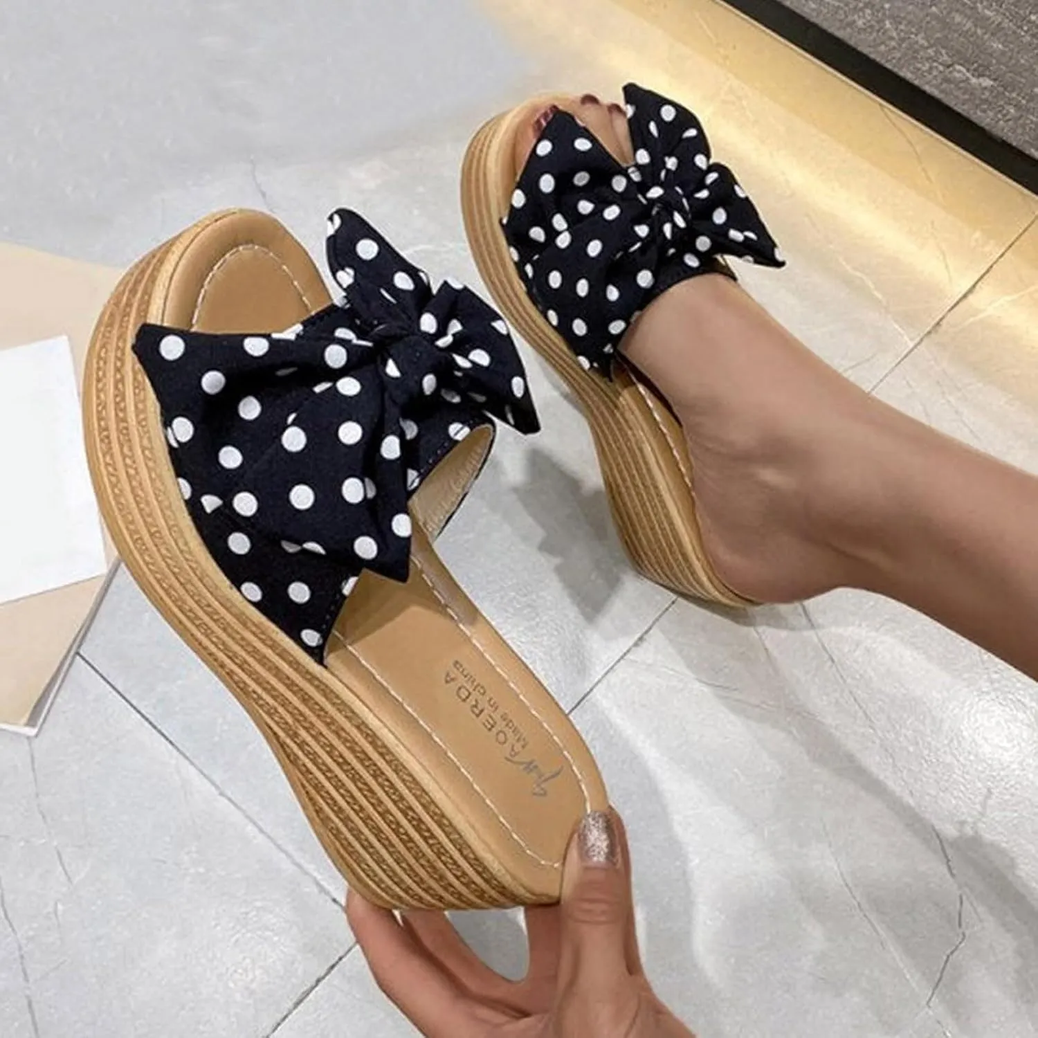 Womens Platform Sandals Womens Gold Sandals Casual Slip on Summer Wedge Dressy Open Toe Flatform Wedge Casual Sandal Orthopedic with Arch Support Comfort for Women