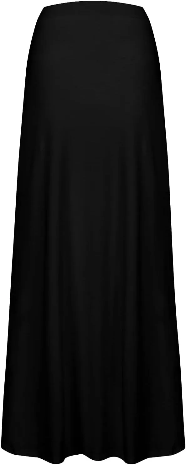 Womens Skirts Midi Length Basic Pleated High Waisted Wrap Ruched Bodycon Trendy Summer Asymmetrical Pencil Skirt