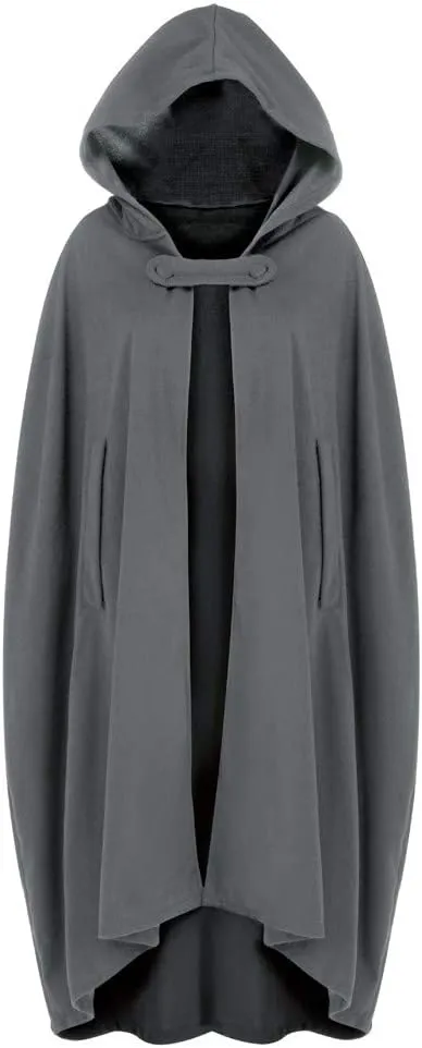Women's Trendy Trench Coats Open Front Cardigan Jacket Coat Gothic Cape Cloak Plus Size Halloween Costumes for Women