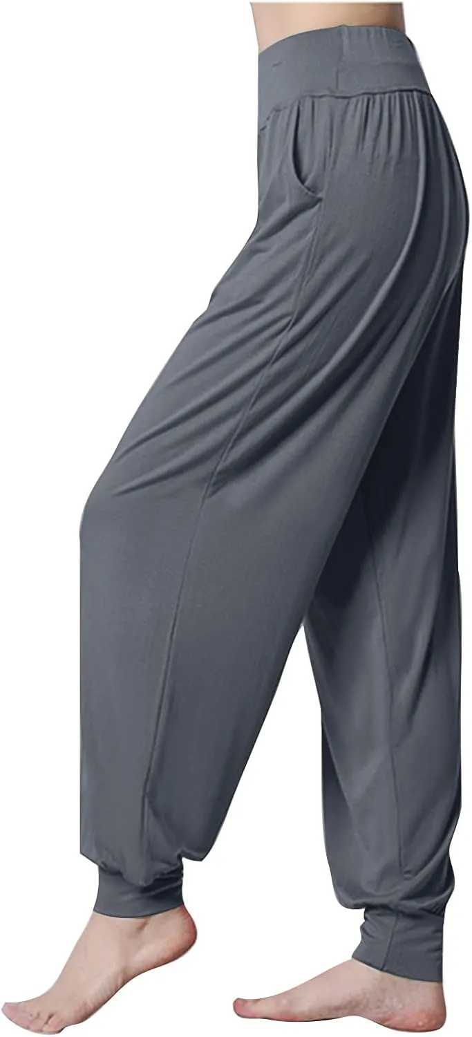 Work Out Athletic Yoga Pantyhose for Women High Cut Flared Wide Leg Pants Pantyhose Stockings Sweat Pants Women