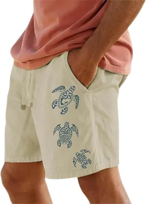 Workout Shorts for Men Sports Shorts Beach Shorts Casual Cotton Linen Shorts Men's Flat Front Shorts Shirts for