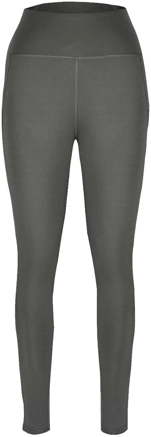 XUNRYAN Workout Leggings Women with Pockets Butt Lifting Yoga Pants High Waisted Tummy Control Tights Athletic Gym Activewear