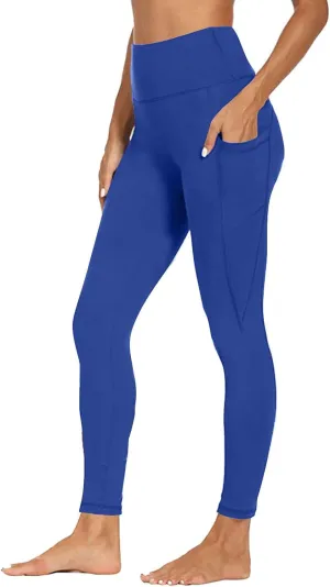 XUNRYAN Workout Leggings Women with Pockets Butt Lifting Yoga Pants High Waisted Tummy Control Tights Athletic Gym Activewear