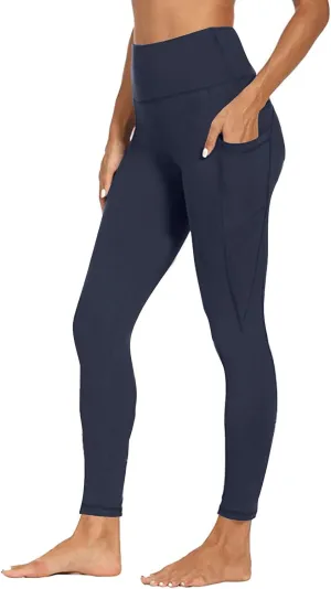 XUNRYAN Workout Leggings Women with Pockets Butt Lifting Yoga Pants High Waisted Tummy Control Tights Athletic Gym Activewear