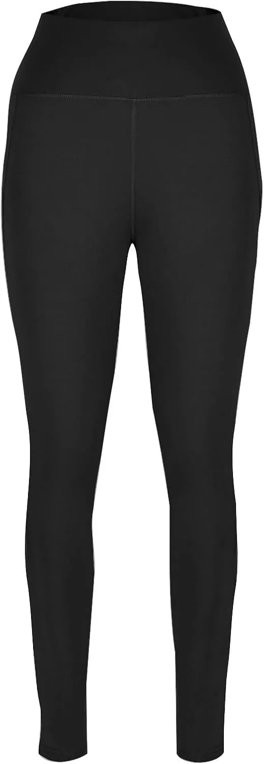 XUNRYAN Workout Leggings Women with Pockets Butt Lifting Yoga Pants High Waisted Tummy Control Tights Athletic Gym Activewear