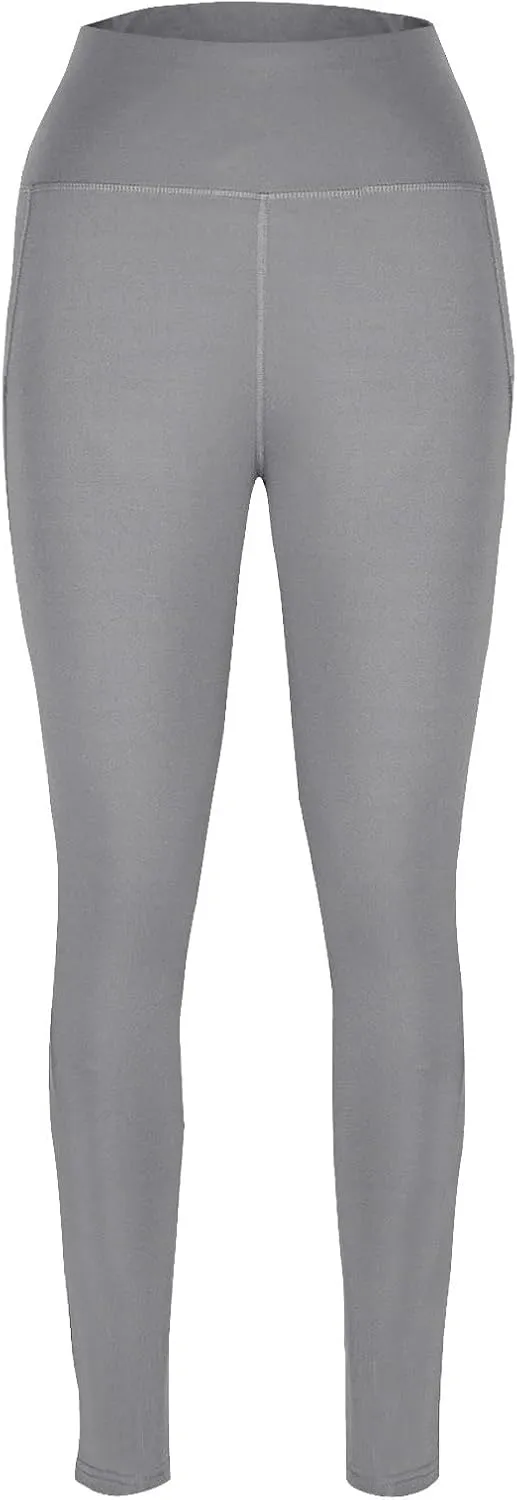 XUNRYAN Workout Leggings Women with Pockets Butt Lifting Yoga Pants High Waisted Tummy Control Tights Athletic Gym Activewear