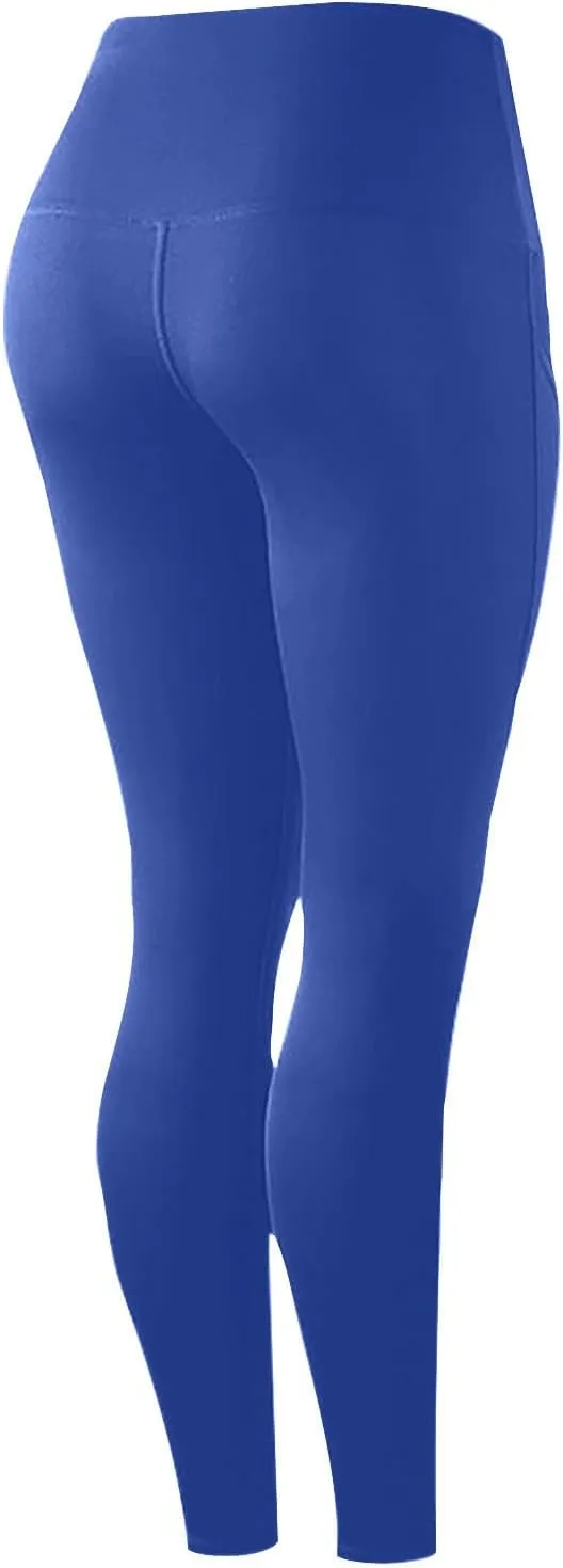 XUNRYAN Workout Leggings Women with Pockets Butt Lifting Yoga Pants High Waisted Tummy Control Tights Athletic Gym Activewear