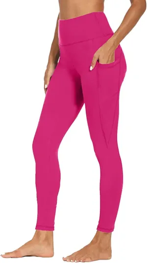 XUNRYAN Workout Leggings Women with Pockets Butt Lifting Yoga Pants High Waisted Tummy Control Tights Athletic Gym Activewear